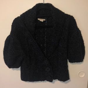 Navy Knit over jacket